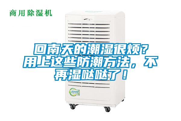 回南天的潮濕很煩？用上這些防潮方法，不再濕噠噠了！