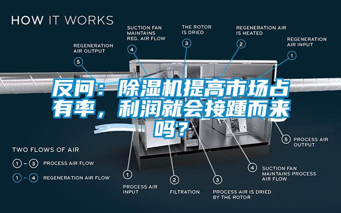 反問：除濕機提高市場占有率，利潤就會接踵而來嗎？