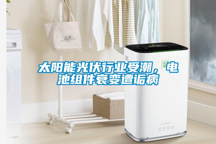 太陽能光伏行業(yè)受潮，電池組件衰變?cè)庠嵅?></div>
								<div   id=