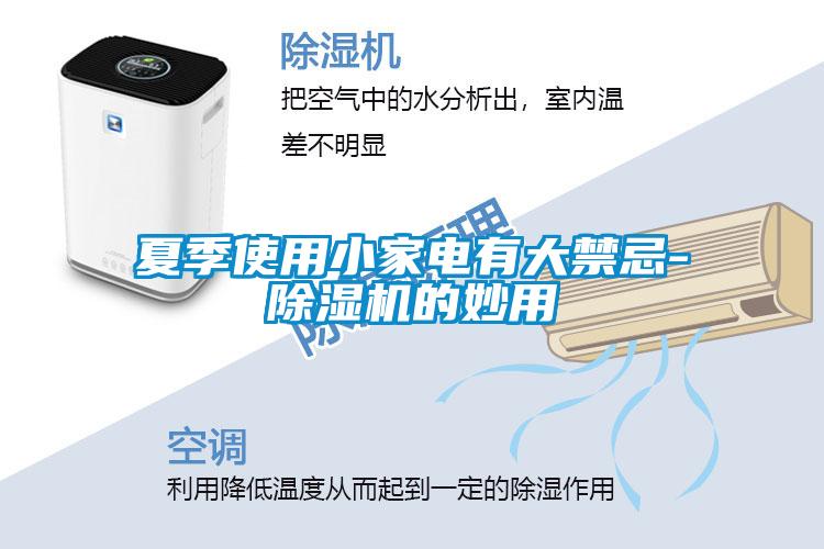 夏季使用小家電有大禁忌-除濕機的妙用