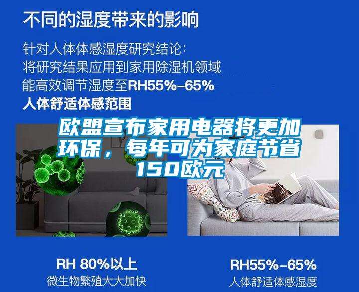 歐盟宣布家用電器將更加環(huán)保，每年可為家庭節(jié)省150歐元