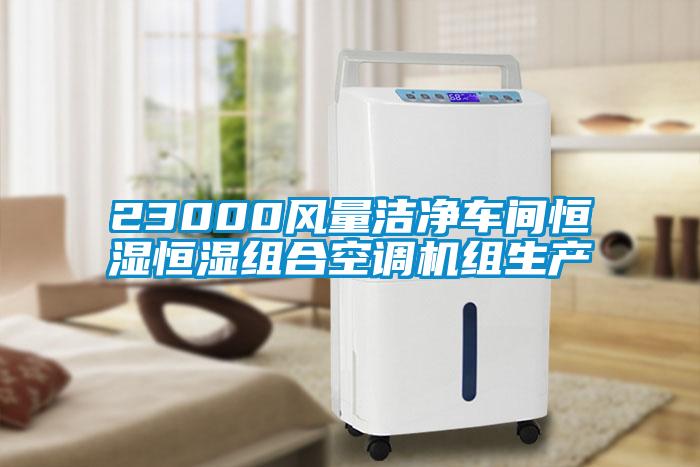 23000風(fēng)量潔凈車(chē)間恒濕恒濕組合空調(diào)機(jī)組生產(chǎn)