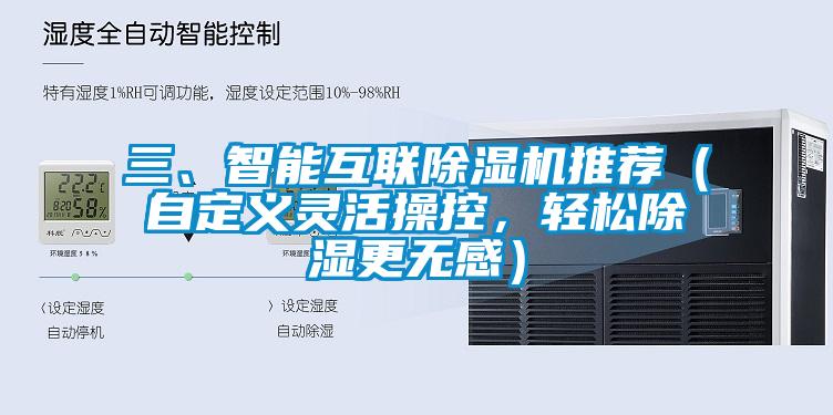 三、智能互聯(lián)除濕機推薦（自定義靈活操控，輕松除濕更無感）