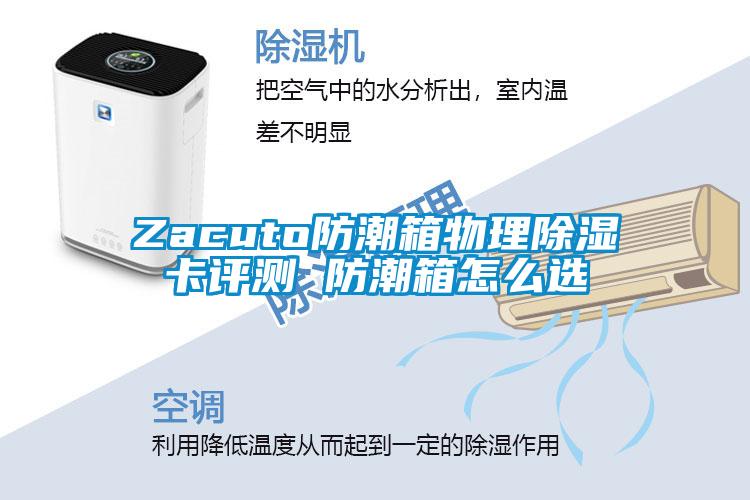 Zacuto防潮箱物理除濕卡評測 防潮箱怎么選