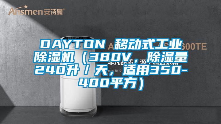 DAYTON 移動式工業(yè)除濕機(jī)（380V，除濕量240升／天，適用350-400平方）