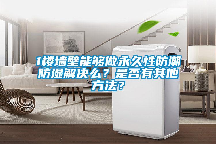 1樓墻壁能夠做永久性防潮防濕解決么？是否有其他方法？