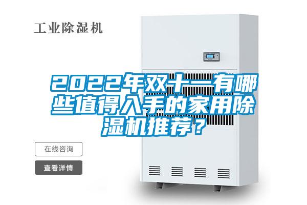 2022年雙十一有哪些值得入手的家用除濕機(jī)推薦？