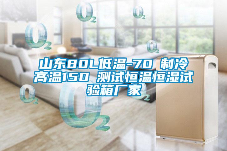 山東80L低溫-70℃制冷高溫150℃測(cè)試恒溫恒濕試驗(yàn)箱廠家