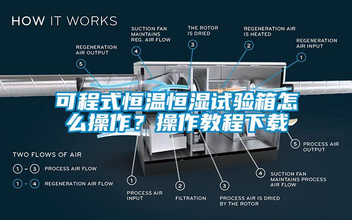 可程式恒溫恒濕試驗(yàn)箱怎么操作？操作教程下載