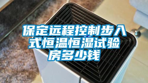 保定遠程控制步入式恒溫恒濕試驗房多少錢