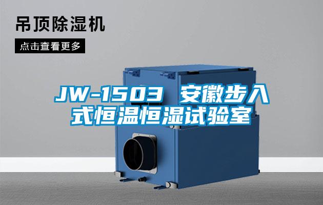 JW-1503 安徽步入式恒溫恒濕試驗(yàn)室