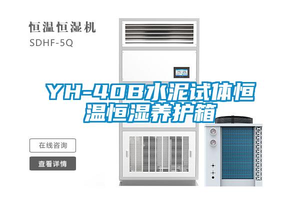 YH-40B水泥試體恒溫恒濕養(yǎng)護(hù)箱