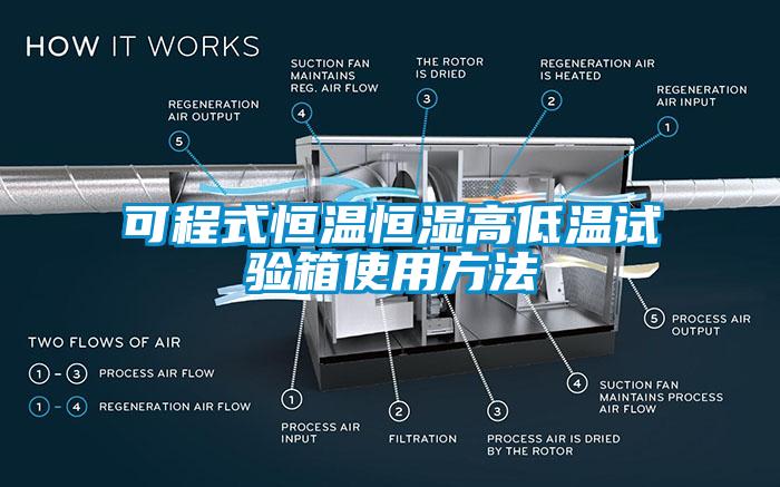 可程式恒溫恒濕高低溫試驗(yàn)箱使用方法