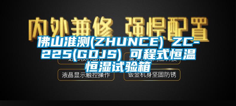 佛山準(zhǔn)測(cè)(ZHUNCE) ZC-225(GDJS) 可程式恒溫恒濕試驗(yàn)箱