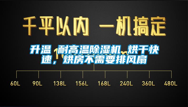 升溫 耐高溫除濕機 烘干快速，烘房不需要排風扇