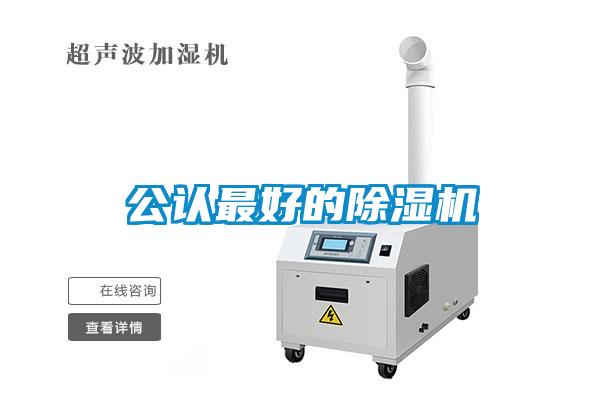 公認最好的除濕機