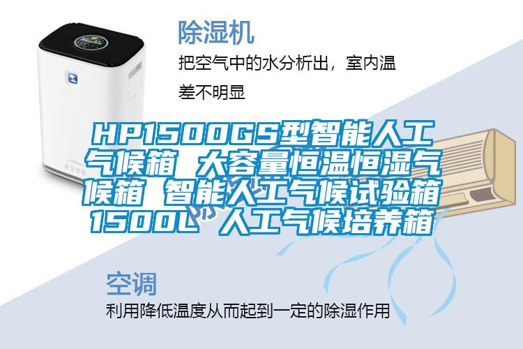 HP1500GS型智能人工氣候箱 大容量恒溫恒濕氣候箱 智能人工氣候試驗(yàn)箱1500L 人工氣候培養(yǎng)箱