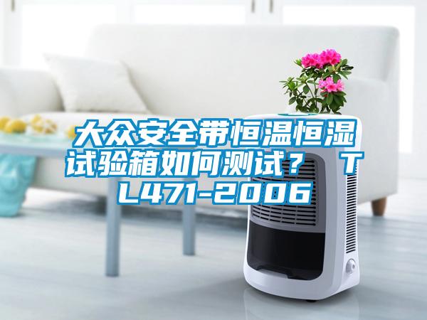 大眾安全帶恒溫恒濕試驗(yàn)箱如何測試？ TL471-2006