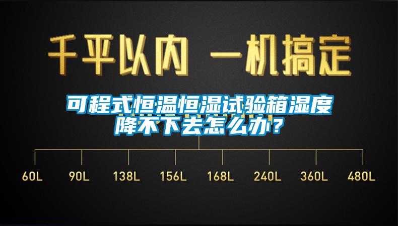 可程式恒溫恒濕試驗箱濕度降不下去怎么辦？