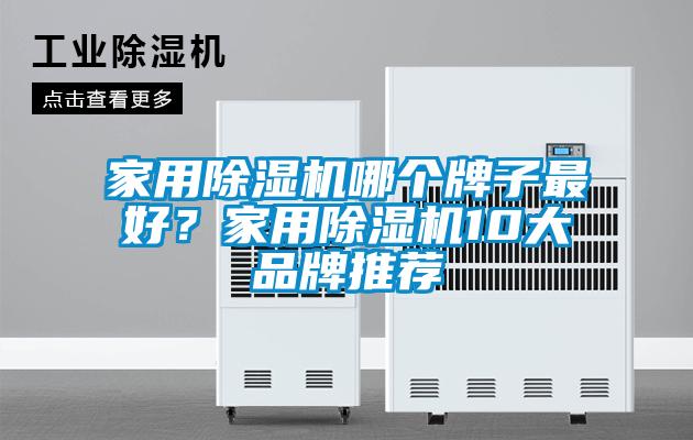 家用除濕機哪個牌子最好？家用除濕機10大品牌推薦