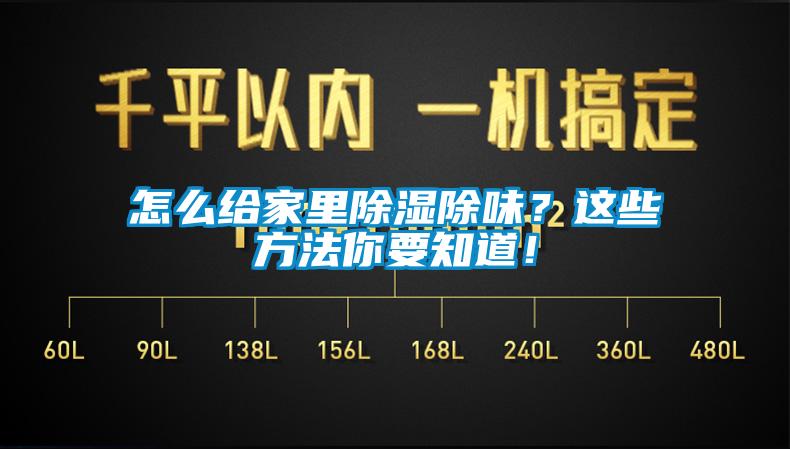 怎么給家里除濕除味？這些方法你要知道！