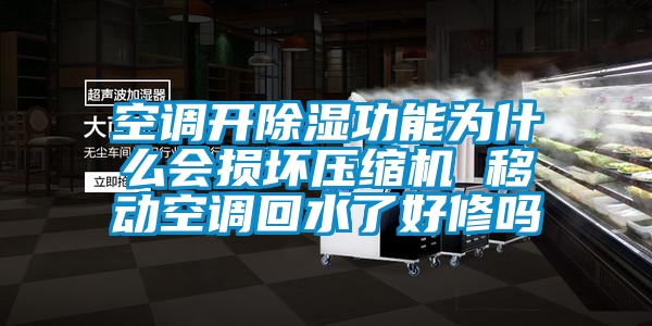 空調(diào)開除濕功能為什么會損壞壓縮機(jī) 移動空調(diào)回水了好修嗎