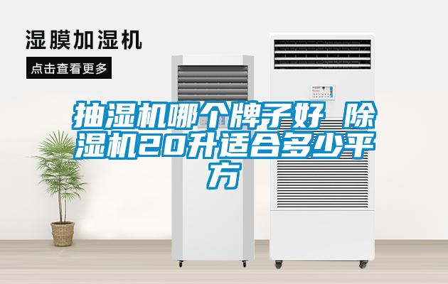 抽濕機哪個牌子好 除濕機20升適合多少平方