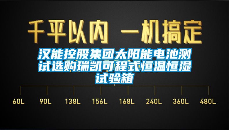 漢能控股集團(tuán)太陽能電池測(cè)試選購(gòu)瑞凱可程式恒溫恒濕試驗(yàn)箱