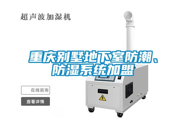 重慶別墅地下室防潮、防濕系統(tǒng)加盟