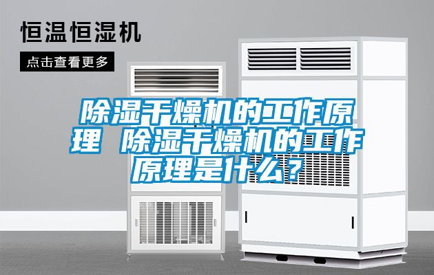 除濕干燥機(jī)的工作原理 除濕干燥機(jī)的工作原理是什么？