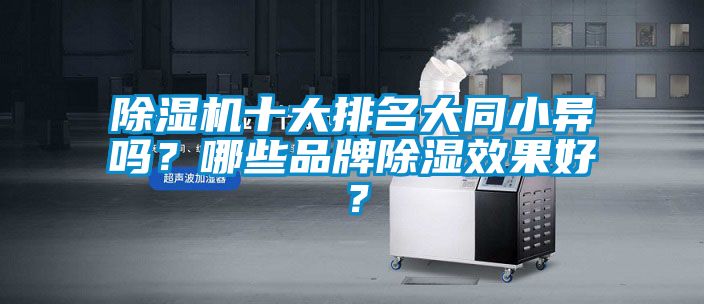 除濕機(jī)十大排名大同小異嗎？哪些品牌除濕效果好？