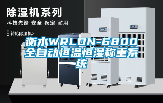 衡水WRLDN-6800全自動(dòng)恒溫恒濕稱重系統(tǒng)