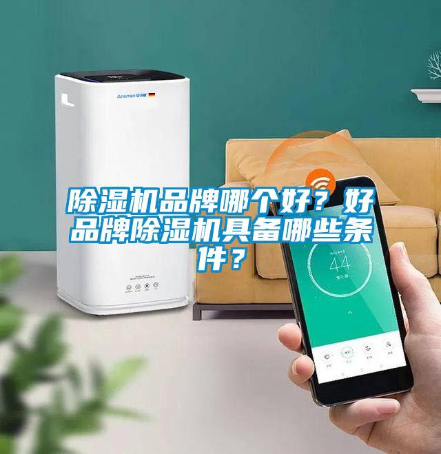 除濕機品牌哪個好？好品牌除濕機具備哪些條件？