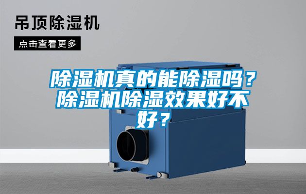 除濕機真的能除濕嗎？除濕機除濕效果好不好？